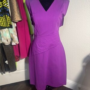 Kenneth Cole Reaction Vibrant Purple Mini Dress